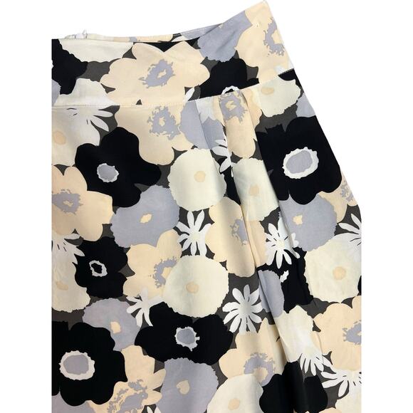 Helen Wang Floral Silk Skirt size 4 - Picture 7 of 11